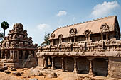 Mamallapuram - Tamil Nadu. The five Rathas. The Bhima ratha. 